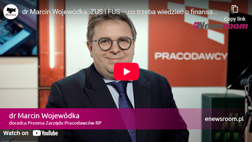 ZUS i FUS – co trzeba wiedzieć o finansach systemu emerytalnego? – dr Marcin Wojewódka w rozmowie z enewsroom.pl
